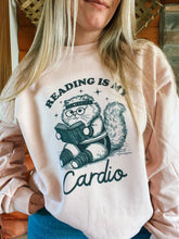 Load image into Gallery viewer, Reading Is My Cardio Crewneck
