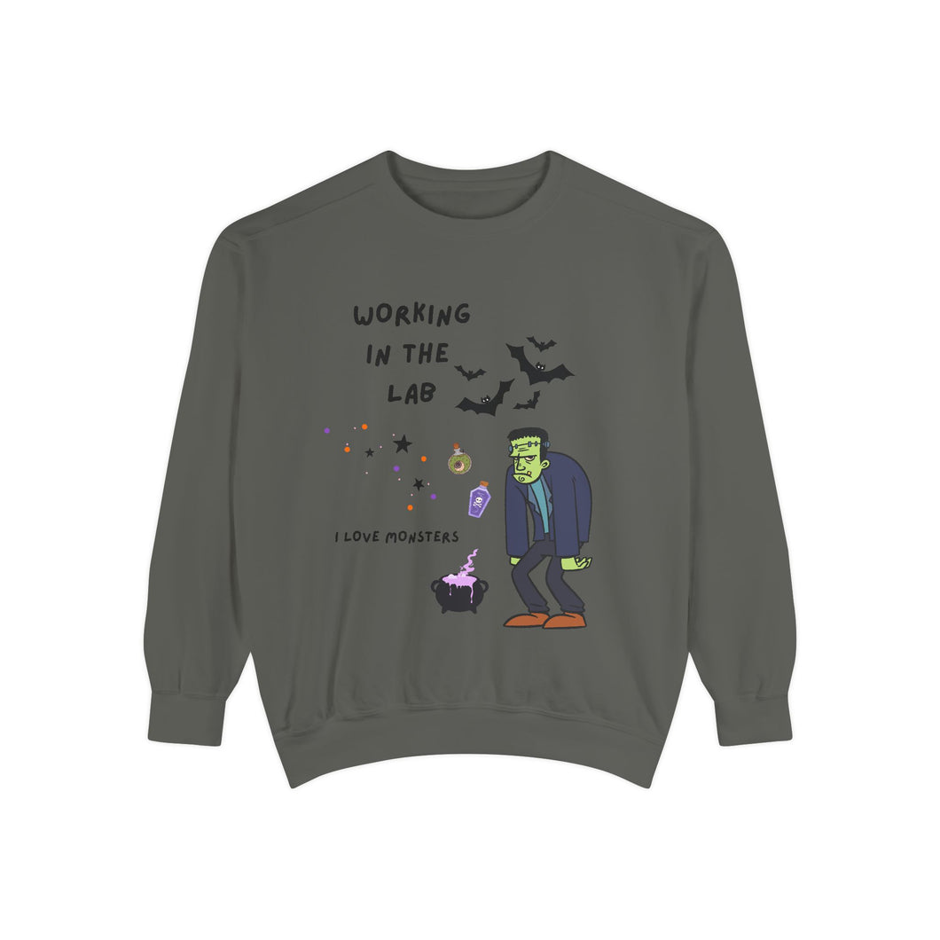 Working in the Lab Crewneck