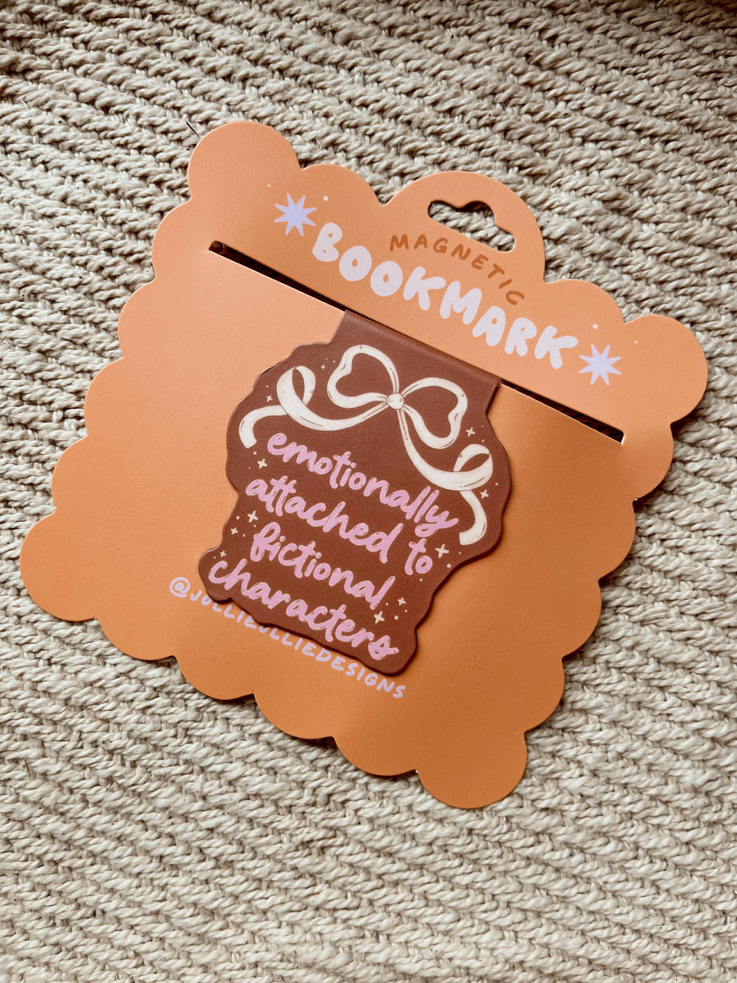 Emotionally Attached Magnetic Bookmark