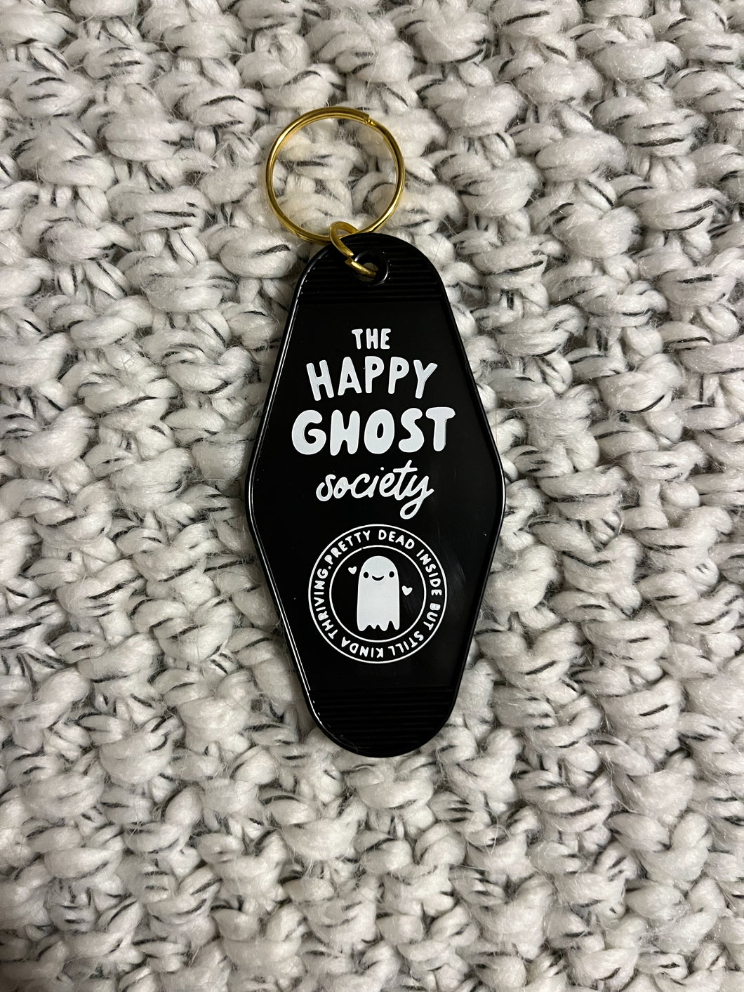 Happy Ghost Keychain