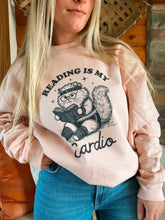 Load image into Gallery viewer, Reading Is My Cardio Crewneck
